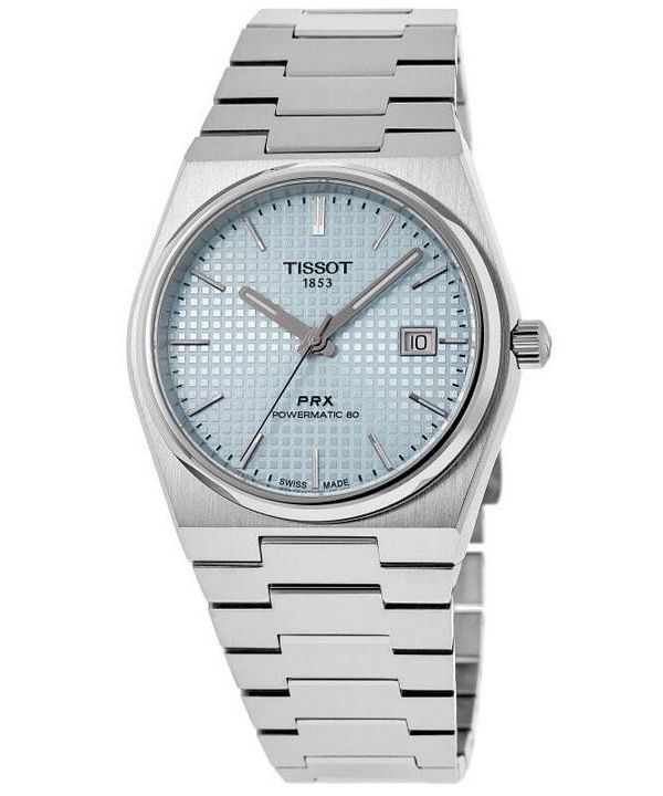 Tissot PRX T-Classic Powermatic 80 Ice Blue Dial Automatisk T137.407.11.351.00 100M herreur