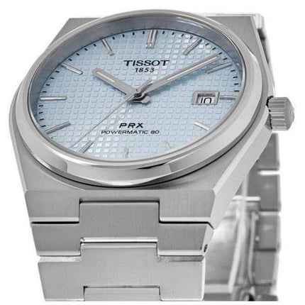 Tissot PRX T-Classic Powermatic 80 Ice Blue Dial Automatisk T137.407.11.351.00 100M herreur