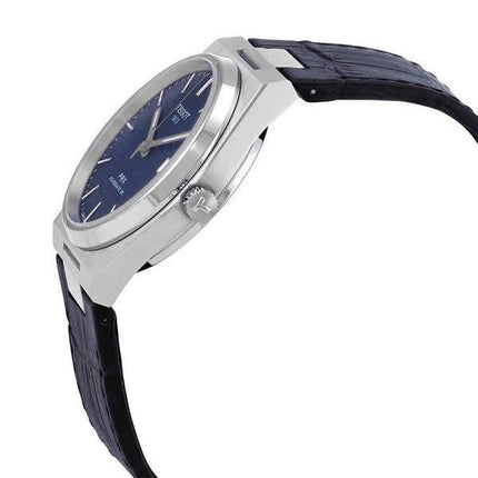 Tissot PRX Powermatic 80 læderrem Blue Dial Automatisk T137.407.16.041.00 100M herreur