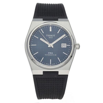 Tissot PRX T-Classic Powermatic 80 gummirem Blue Dial Automatisk T137.407.17.041.00 100M herreur