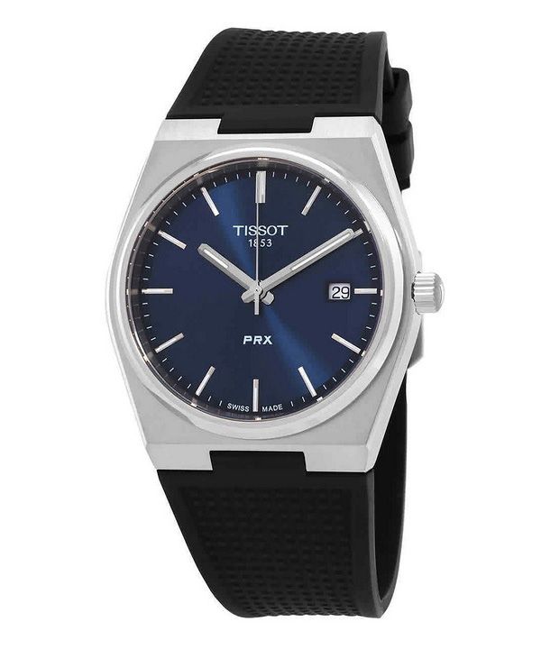 Tissot T-Classic PRX gummirem Blue Dial Quartz T137.410.17.041.00 100M herreur