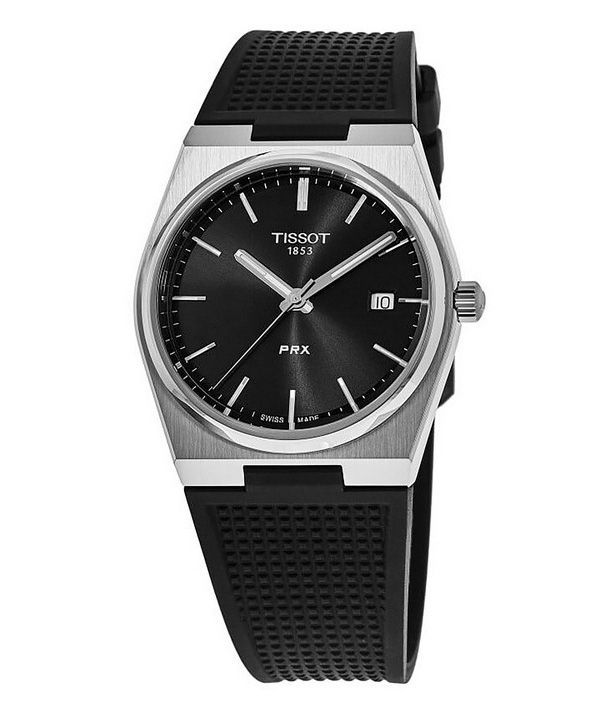 Tissot T-Classic PRX gummirem Black Dial Quartz T137.410.17.051.00 100M herreur