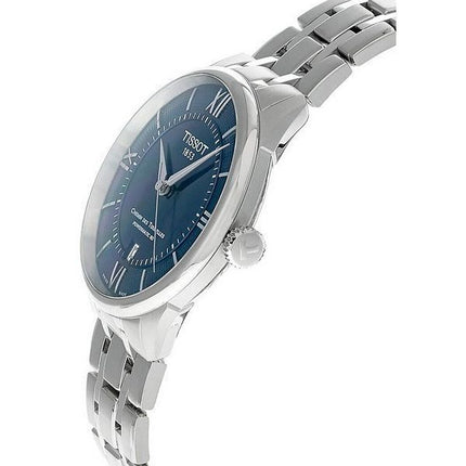 Tissot T-Classic Chemin Des Tourelles Powermatic 80 blå skive automatisk T139.807.11.048.00 Unisex ur