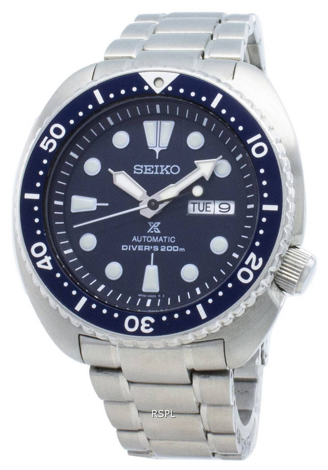 Renoveret Seiko Prospex Turtle SRP773 SRP773K1 SRP773K Automatic Diver&#39,s 200M Herreur