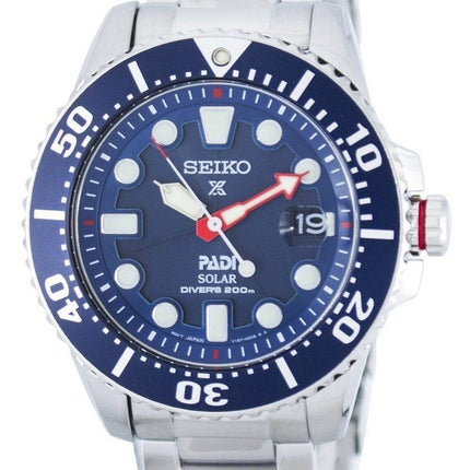 Renoveret Seiko Prospex PADI Special Edition Solar Diver&#39,s SNE435 SNE435P1 SNE435P 200M Herreur