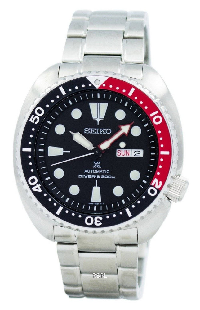 Renoveret Seiko Prospex Turtle Automatic Diver&#39,s SRP789 SRP789K1 SRP789K 200M Herreur