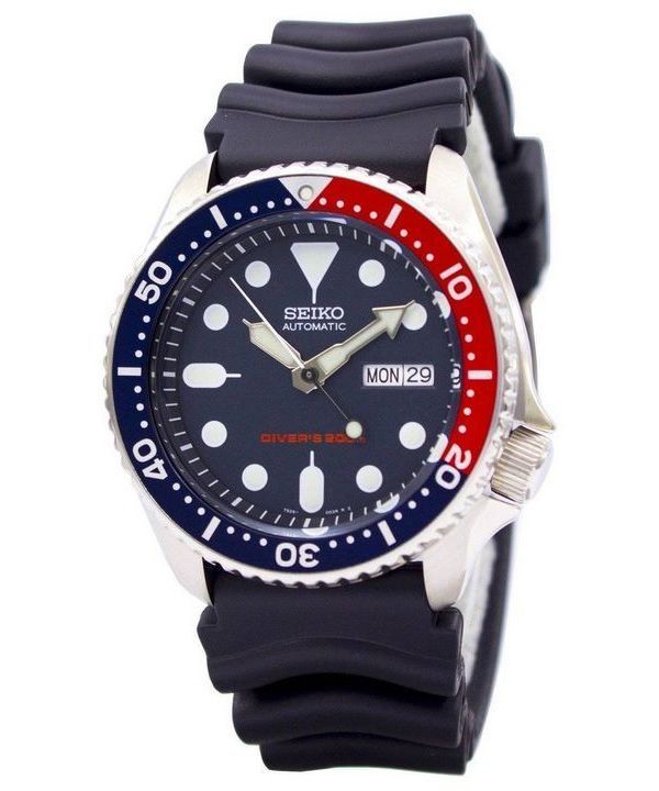 Renoveret Seiko Blue Dial Automatisk dykker SKX009 SKX009K1 SKX009K 200M herreur