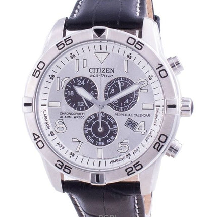 Renoveret Citizen Perpetual Calendar Chronograph Silver Dial Eco-Drive BL5470-14A 100M herreur