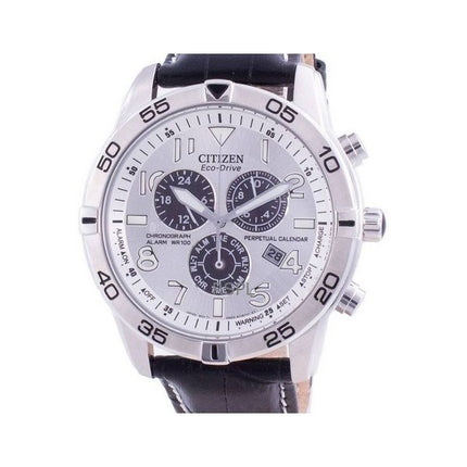 Renoveret Citizen Perpetual Calendar Chronograph Silver Dial Eco-Drive BL5470-14A 100M herreur