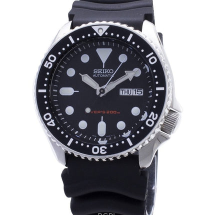 Renoveret Seiko gummirem Black Dial Automatisk dykker SKX007K1 200M herreur