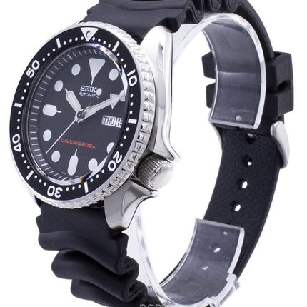 Renoveret Seiko gummirem Black Dial Automatisk dykker SKX007K1 200M herreur