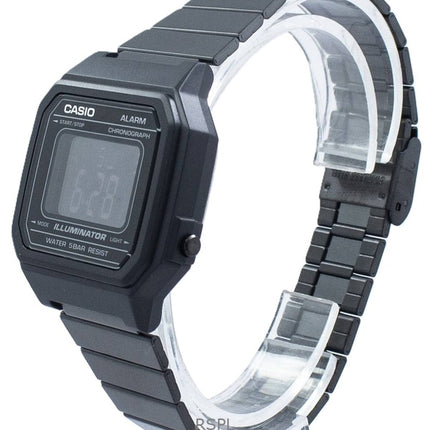 Renoveret Casio Illuminator Chronograph digitalt rustfrit stål Quartz B650WB-1B unisex ur