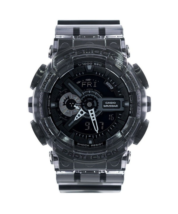 Renoveret Casio G-Shock Analog Digital Resin Rem Black Dial Quartz GA-110SKE-8A 200M herreur