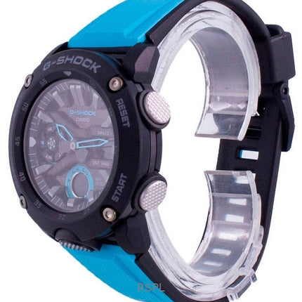 Renoveret Casio G-Shock Standard Analog Digital Resin Rem Black Dial Quartz GA-2000-1A2 200M herreur