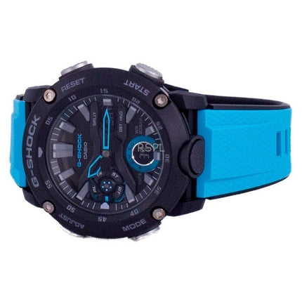 Renoveret Casio G-Shock Standard Analog Digital Resin Rem Black Dial Quartz GA-2000-1A2 200M herreur