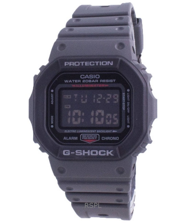 Renoveret Casio G-Shock Digital Resin Rem Quartz DW-5610SU-8 200M unisex ur