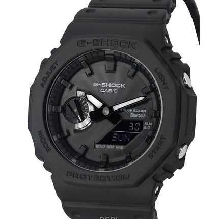 Renoveret Casio G-Shock Smartphone Link Analog Digital Resin Rem Black Dial Solar GA-B2100-1A1 200M herreur