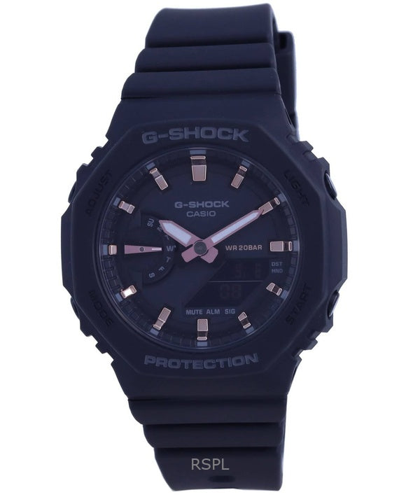 Renoveret Casio G-Shock Analog Digital Resin Rem Black Dial Quartz GMA-S2100-1A 200M dameur