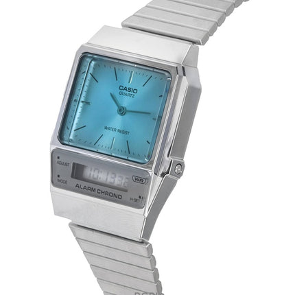 Renoveret Casio Vintage Analog Digital Stainless Steel Quartz AQ-800EC-2A unisex ur