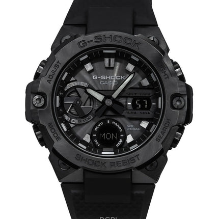 Renoveret Casio G-Shock G-Steel Analog Digital Resin Rem Black Dial Tough Solar GST-B400BB-1A 200M herreur