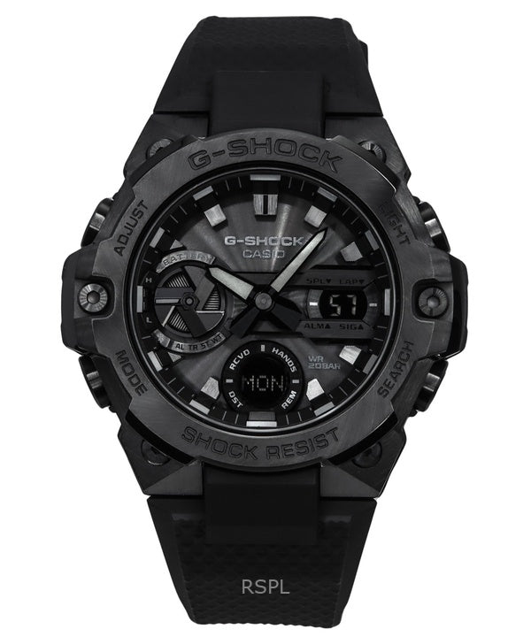 Renoveret Casio G-Shock G-Steel Analog Digital Resin Rem Black Dial Tough Solar GST-B400BB-1A 200M herreur