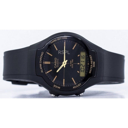 Renoveret Casio Analog Digital Resin Rem Black Dial Quartz AW-90H-9EVDF herreur