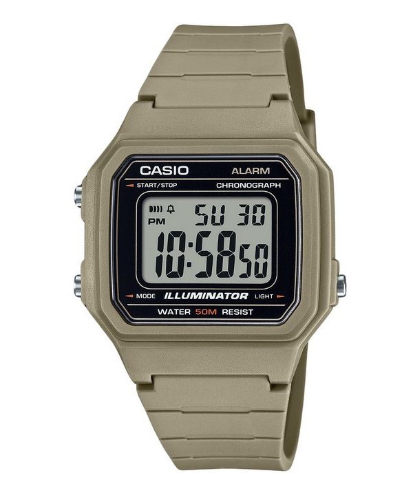 Casio Youth Digital Resin Strap Quartz W-217H-5AV herreur