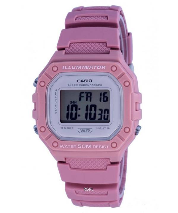 Casio Youth Digital Resin Quartz W-218HC-4A W218HC-4 dameur