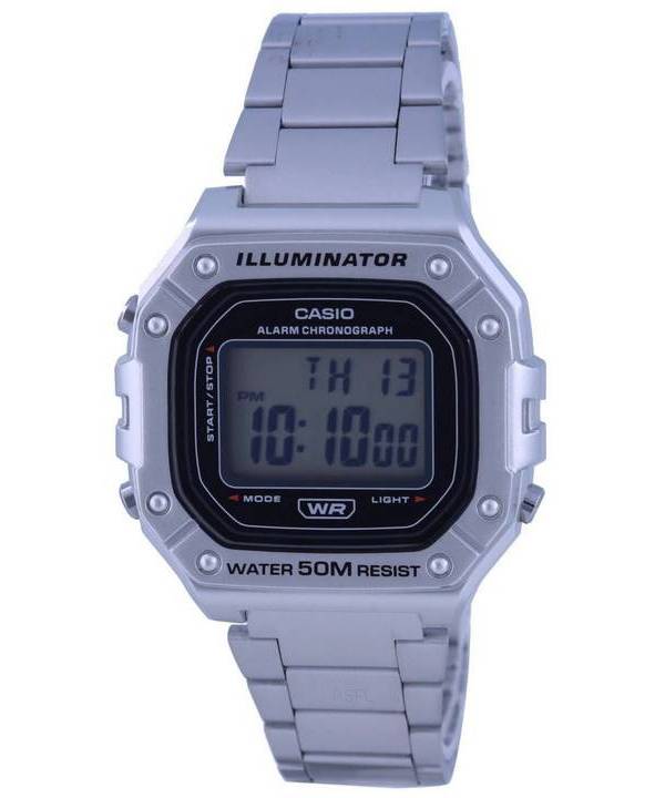 Casio Youth Digital rustfrit stål W-218HD-1A W218HD-1 herreur