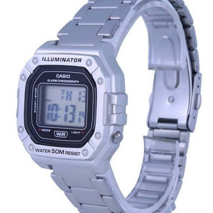 Casio Youth Digital rustfrit stål W-218HD-1A W218HD-1 herreur