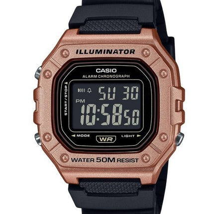 Casio Standard Digital Resin Rem Quartz W-218HM-5BV herreur