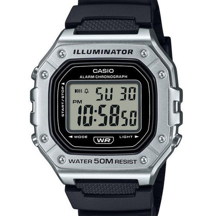 Casio Standard Digital Resin Rem Quartz W-218HM-7AV herreur