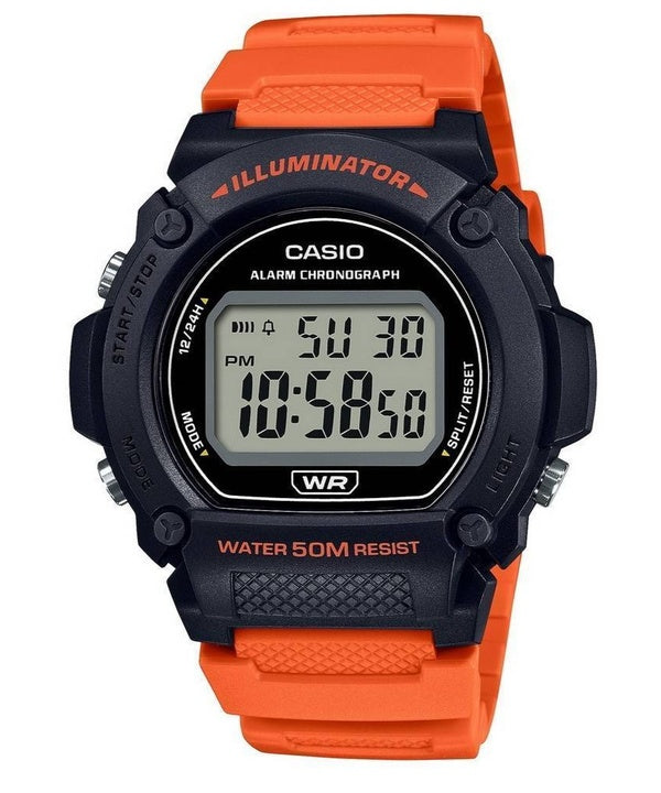 Casio Youth Digital Alarm Quartz W-219H-4AV W219H-4 herreur