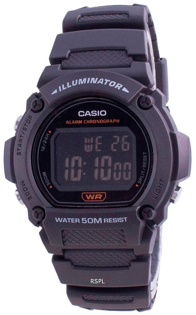 Casio Jugendbeleuchtung Digital W-219H-8B W-219H-8B Herrenuhr