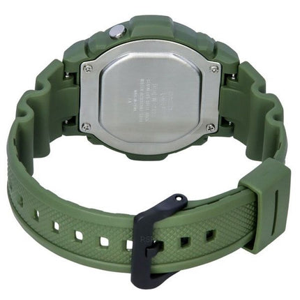 Casio Standard Illuminator Digital Green Resin Strap Quartz W-219HC-3B Herreur