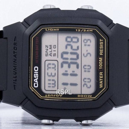 Casio Digital Alarm Illuminator W-800HG-9AVDF W-800HG-9AV Herreur