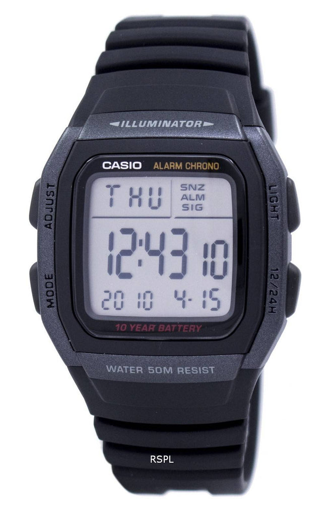 Casio ungdom Digital Illuminator W-96H-1BVDF W-96H-1BV Herreur