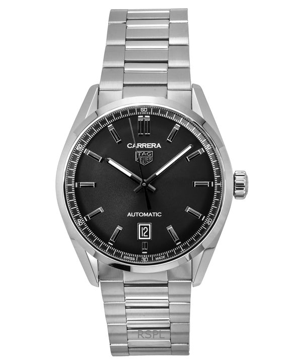 Tag Heuer Carrera Date Rustfrit Stål Sort Urskive Automatisk WBN2110.BA0639 100M herreur