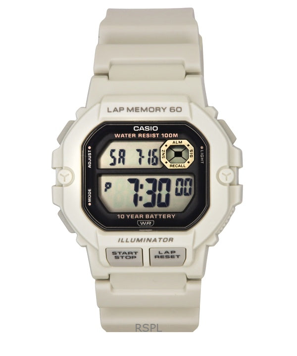 Casio Standard Digital Resin Rem Quartz WS-1400H-8AV 100M herreur