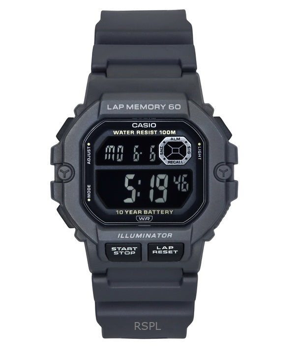 Casio Standard Digital Resin Rem Quartz WS-1400H-8BV 100M herreur