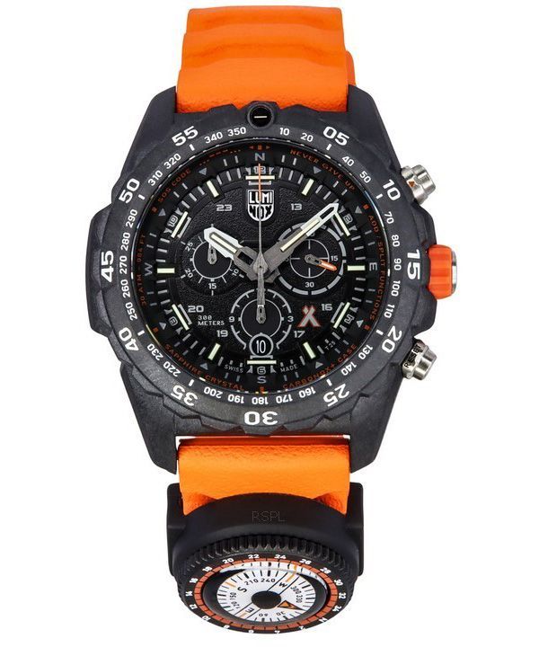 Luminox Bear Grylls Survival Master Series Chronograph Swiss Quartz Diver&#39,s XB.3749 300M herreur med kompas