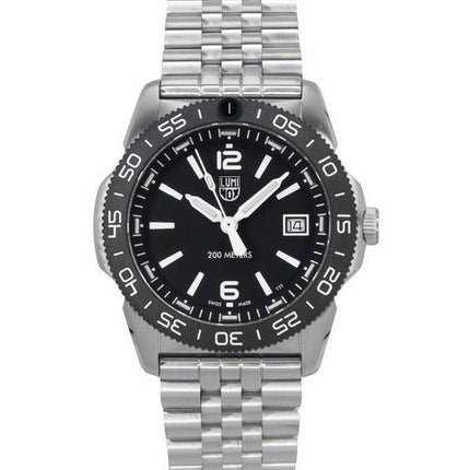 Luminox Pacific Diver Ripple Stainless Steel Black Dial Quartz XS.3122M.1 200M herreur