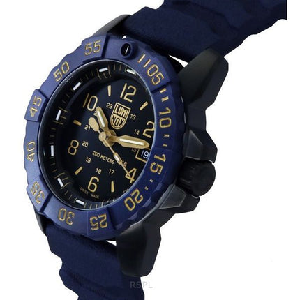 Luminox Navy SEAL Foundation Back To The Blue Black Dial Quartz Diver&#39,s XS.3255.CB.NSF 200M herreur