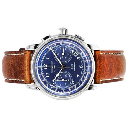 Zeppelin LZ126 Los Angeles Chronograph Blue Dial Quartz Z76143 herreur