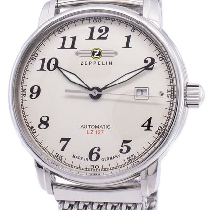 Zeppelin Serie LZ127 Graf Germany Made 7656M-5 7656M5 Herrenuhr