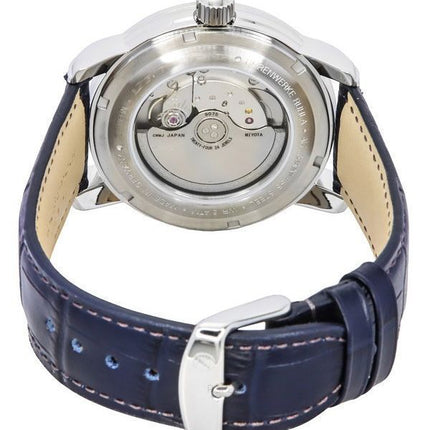 Zeppelin LZ126 Los Angeles GMT læderrem Blue Dial Automatisk 76683 herreur