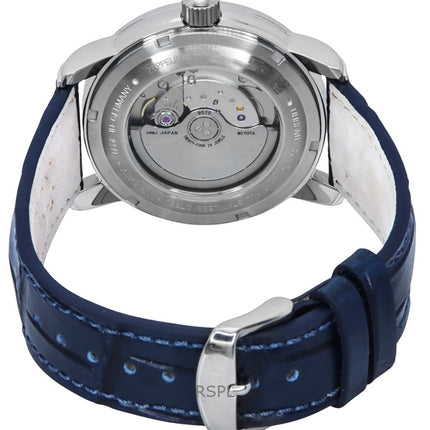 Zeppelin Friedrichshafen GMT læderrem Blue Dial Automatisk 85963 herreur