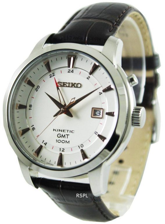 Seiko Kinetic GMT SUN035P1 SUN035P Mens Watch