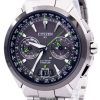 Citizen Eco-Drive Attesa Titanium Satellite Wave Air GPS 100M CC1086-50E Mens Watch