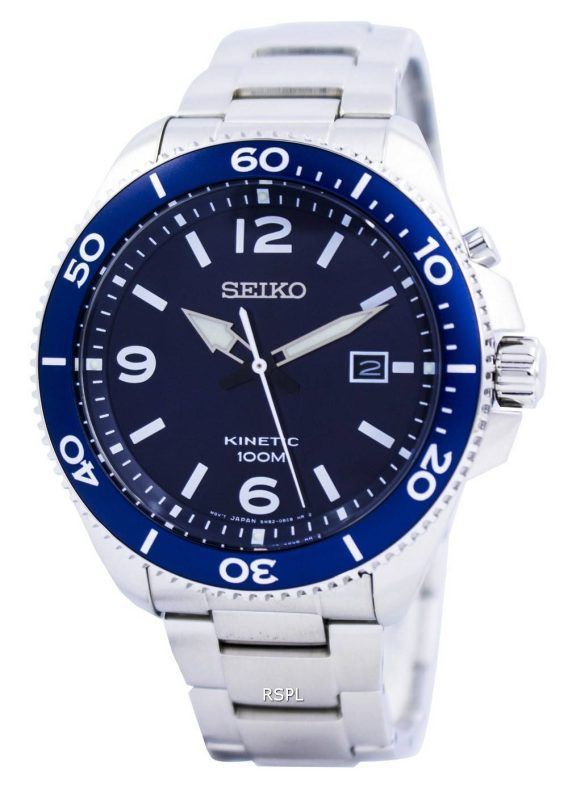 Seiko Kinetic 100M SKA745 SKA745P1 SKA745P Mens Watch